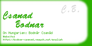 csanad bodnar business card